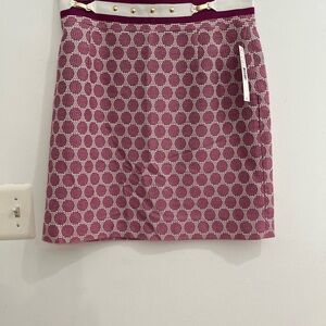 ANTONIO MELANI Red Pink Mini A-line Skirt E-21